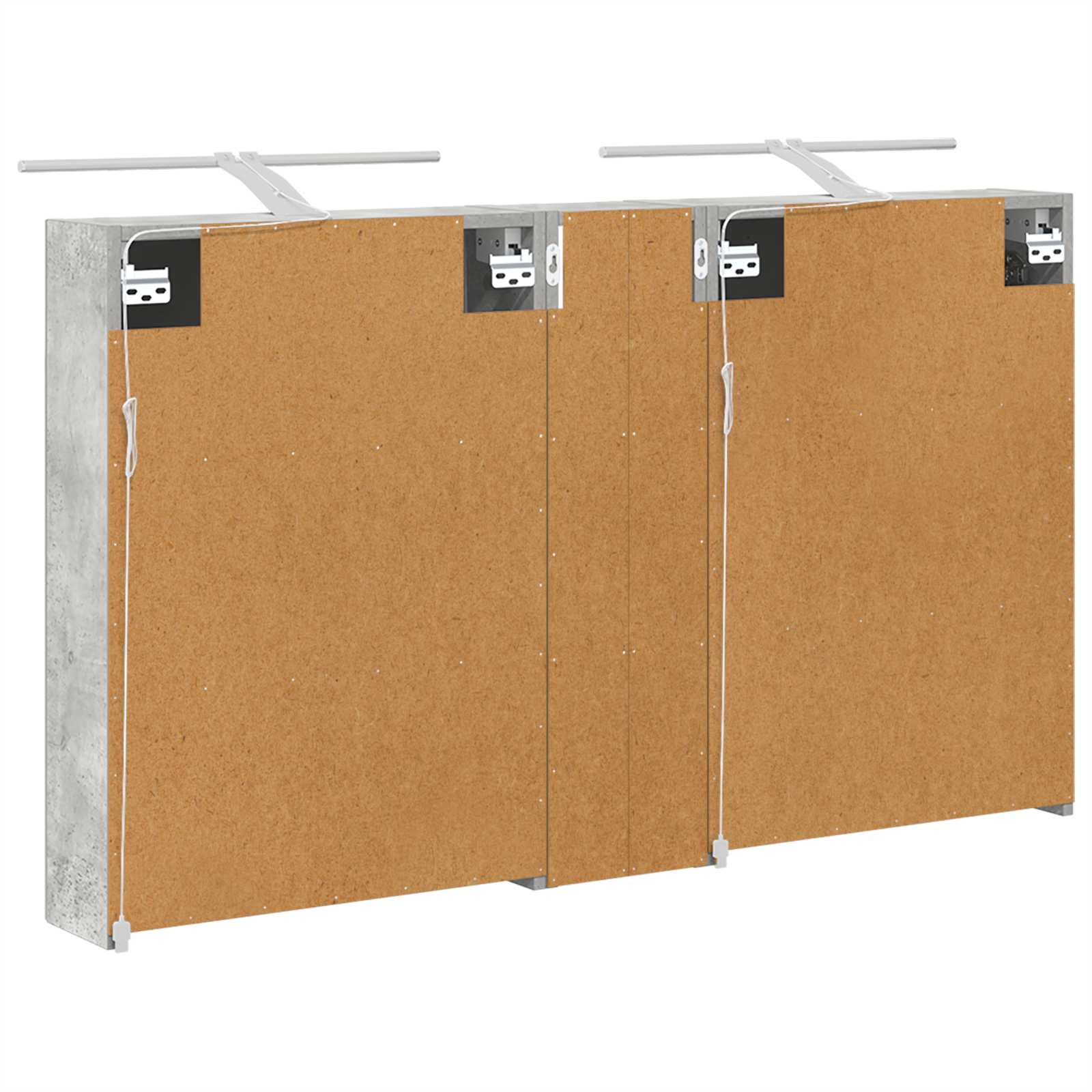 vidaXL Zestaw Szafek Łazienkowych z półką 3 pcs 120 x 14,5 x 70 cm