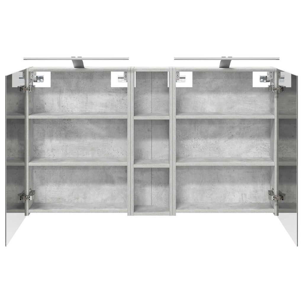 vidaXL Zestaw Szafek Łazienkowych z półką 3 pcs 120 x 14,5 x 70 cm