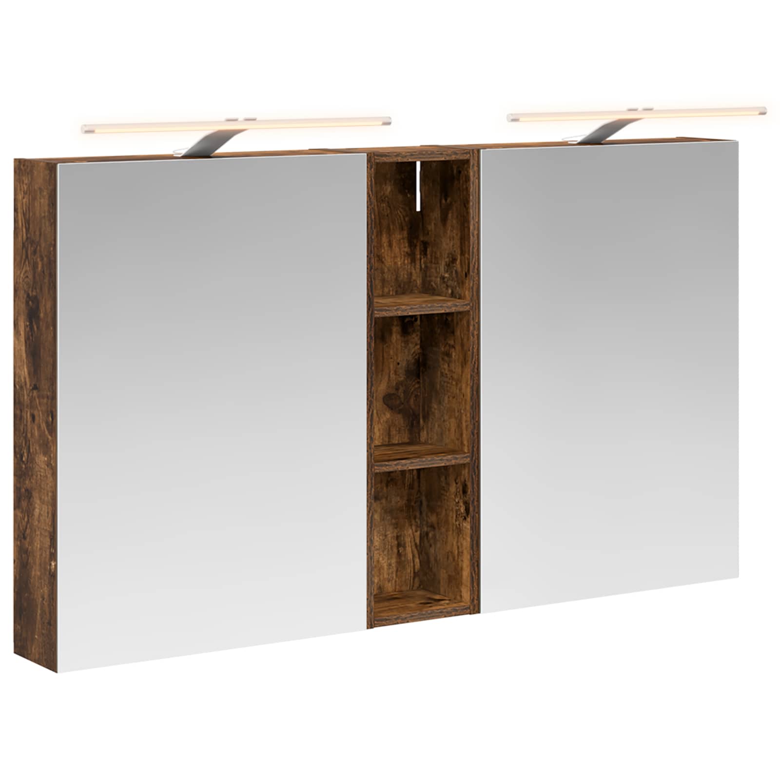 vidaXL Zestaw Szafek Łazienkowych z półką 3 pcs 120 x 14,5 x 70 cm
