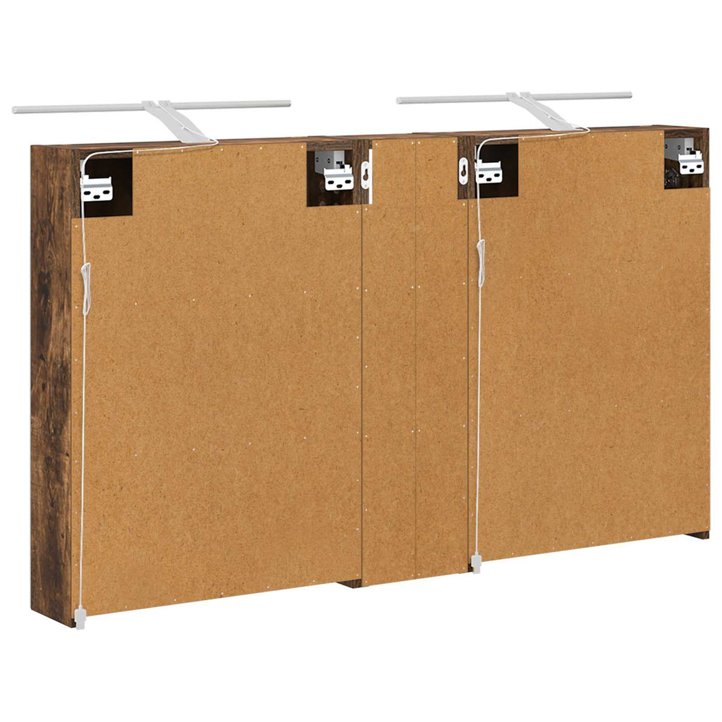 vidaXL Zestaw Szafek Łazienkowych z półką 3 pcs 120 x 14,5 x 70 cm