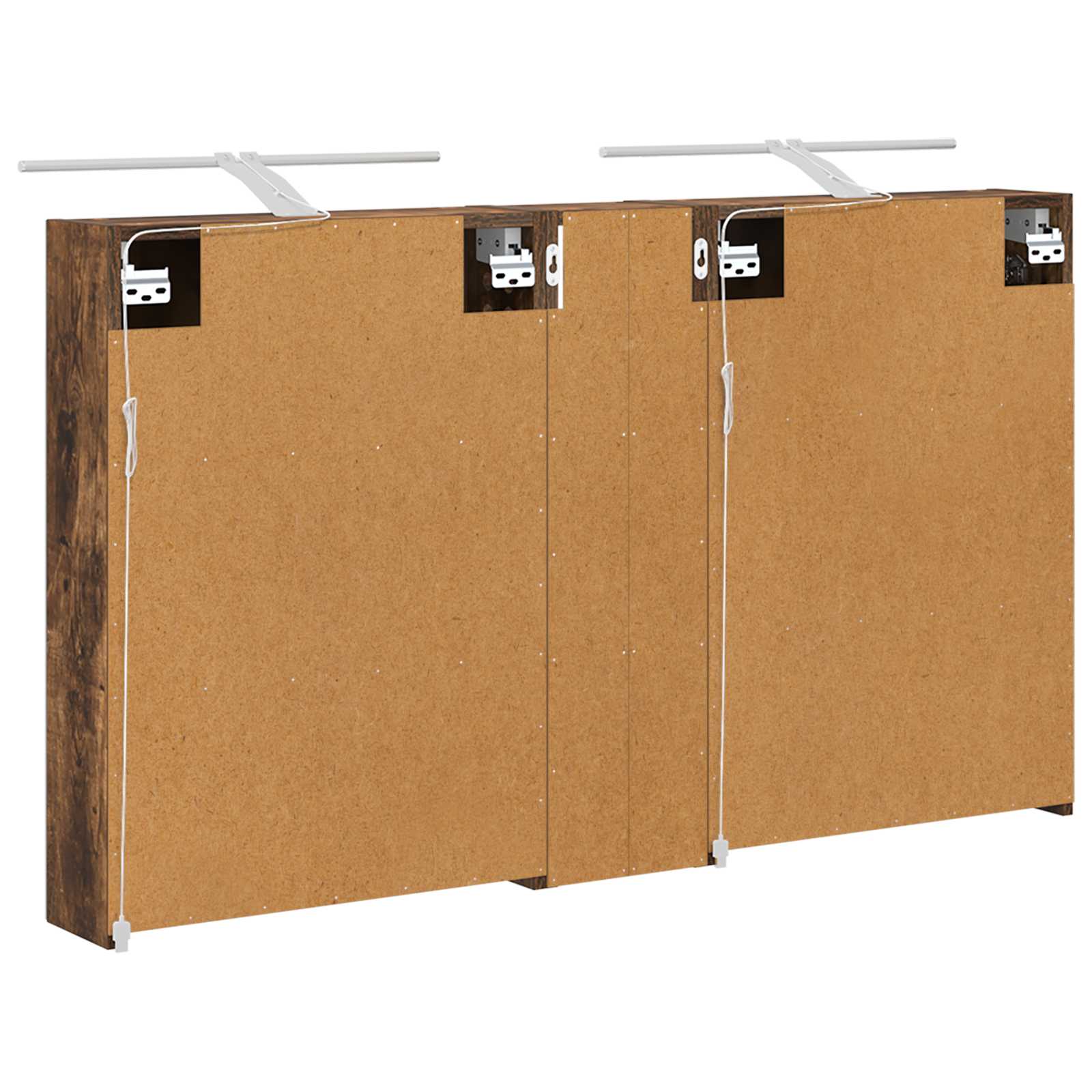vidaXL Zestaw Szafek Łazienkowych z półką 3 pcs 120 x 14,5 x 70 cm