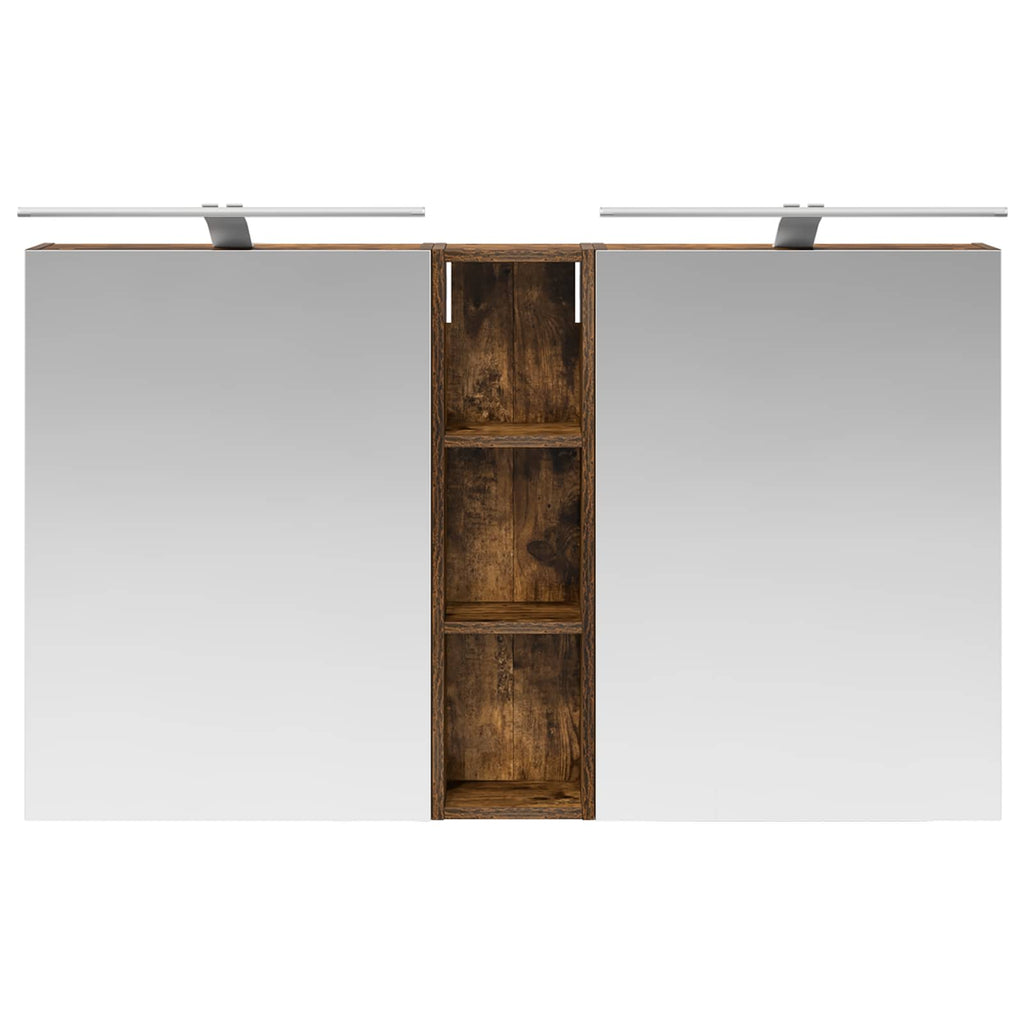 vidaXL Zestaw Szafek Łazienkowych z półką 3 pcs 120 x 14,5 x 70 cm