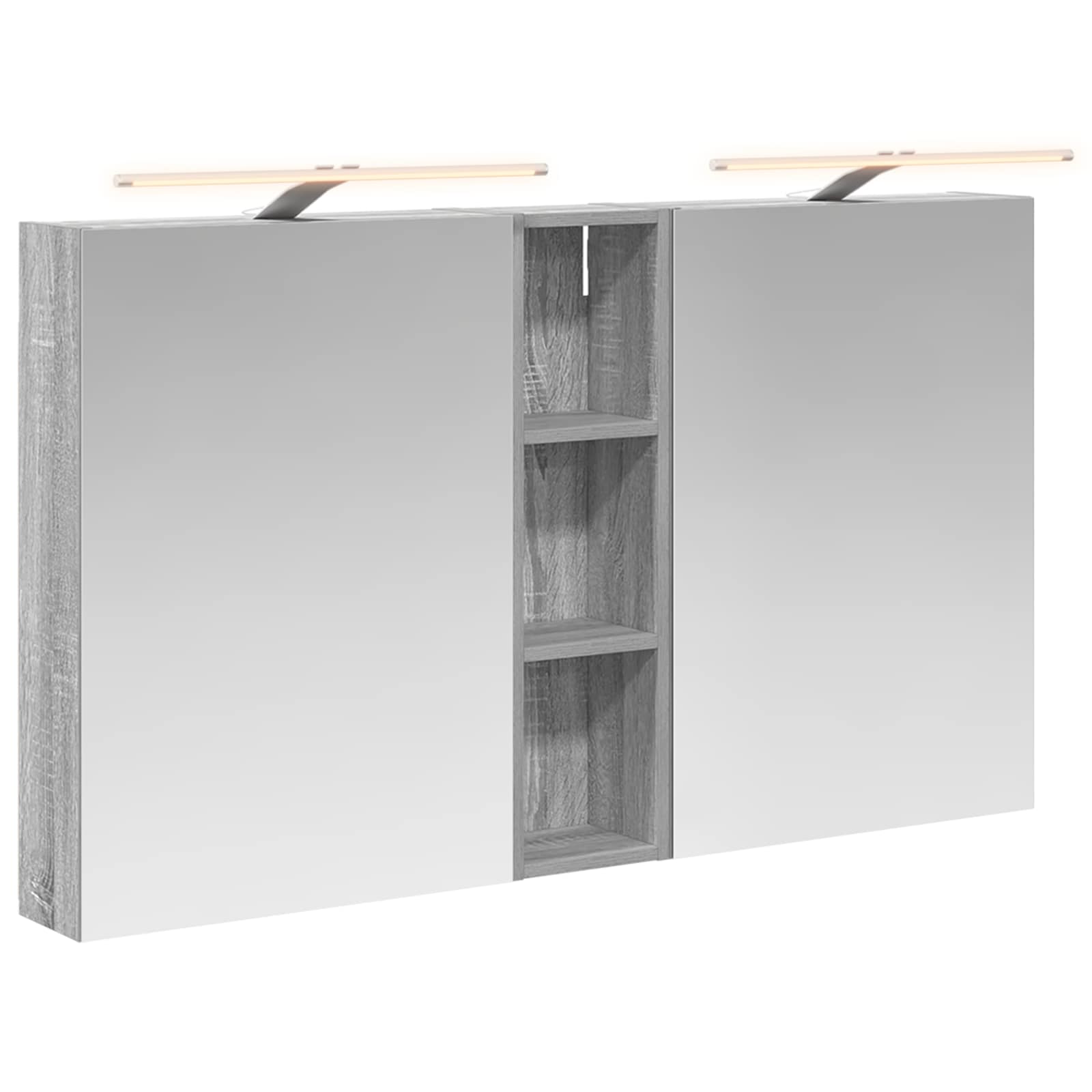 vidaXL Zestaw Szafek Łazienkowych z półką 3 pcs 120 x 14,5 x 70 cm