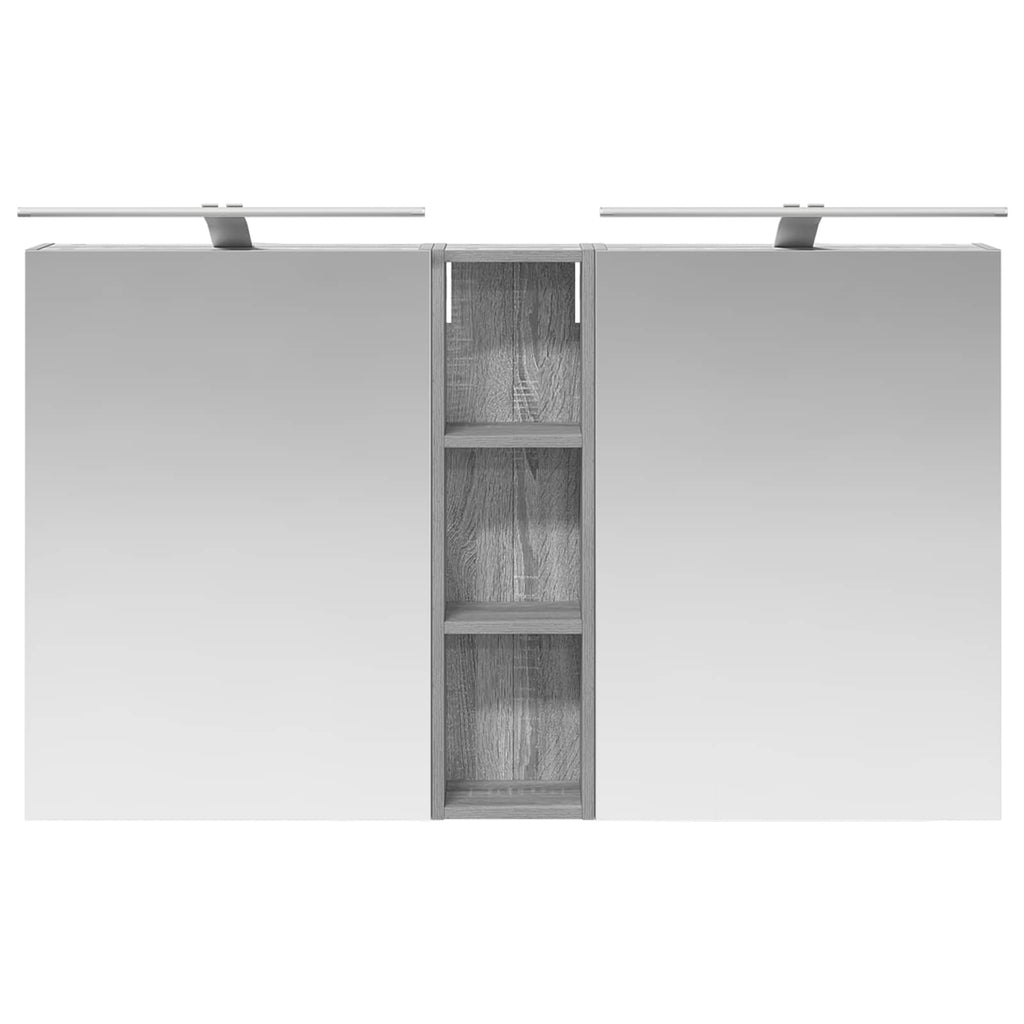 vidaXL Zestaw Szafek Łazienkowych z półką 3 pcs 120 x 14,5 x 70 cm