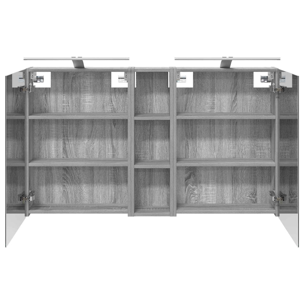 vidaXL Zestaw Szafek Łazienkowych z półką 3 pcs 120 x 14,5 x 70 cm