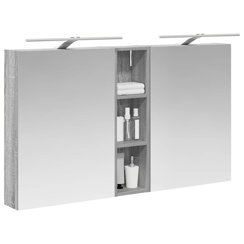 vidaXL Zestaw Szafek Łazienkowych z półką 3 pcs 120 x 14,5 x 70 cm