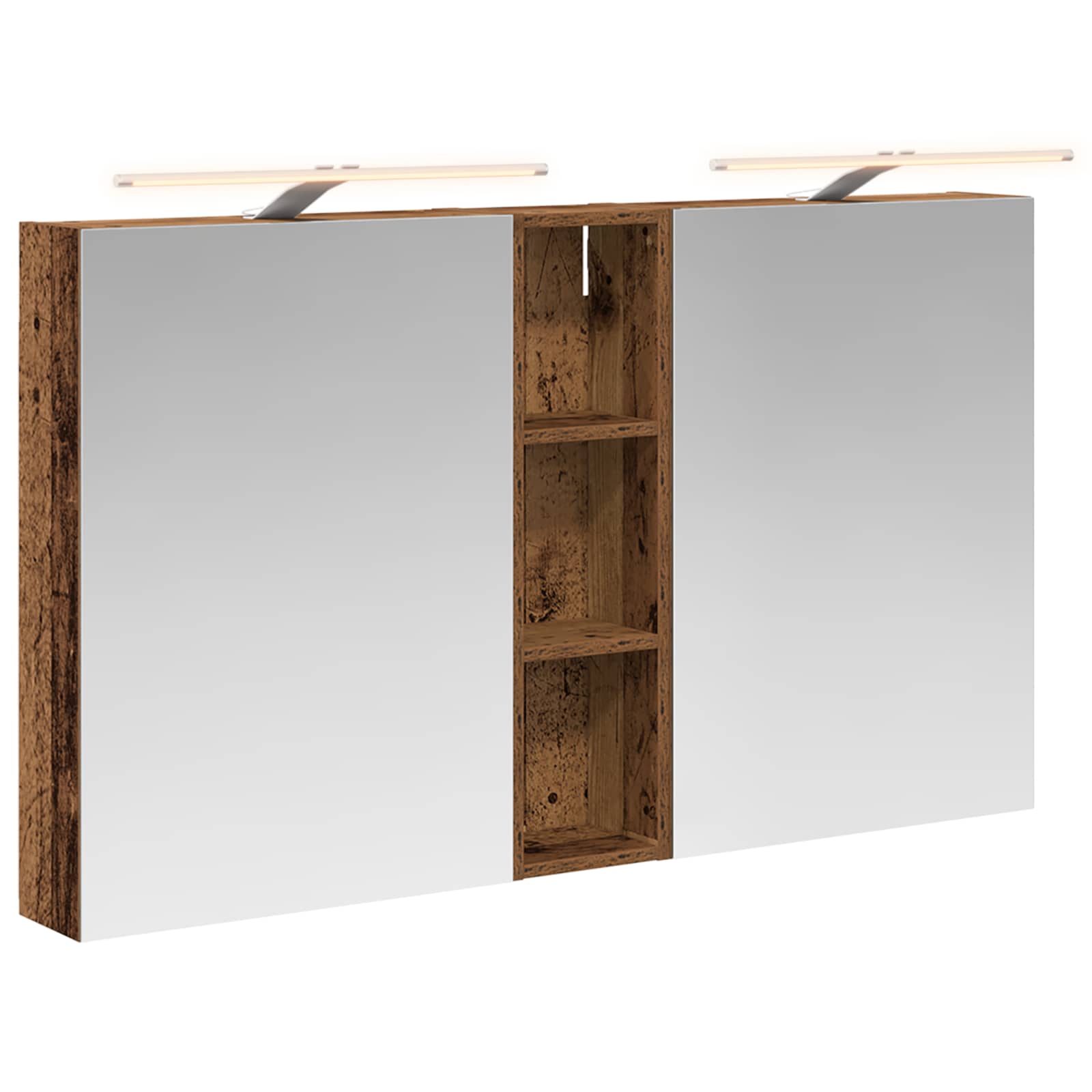 vidaXL Zestaw Szafek Łazienkowych z półką 3 pcs 120 x 14,5 x 70 cm