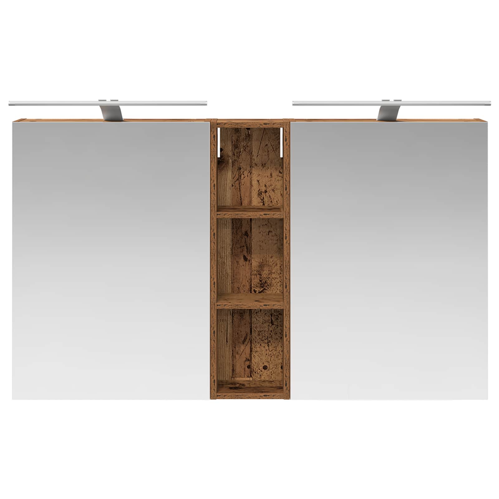 vidaXL Zestaw Szafek Łazienkowych z półką 3 pcs 120 x 14,5 x 70 cm