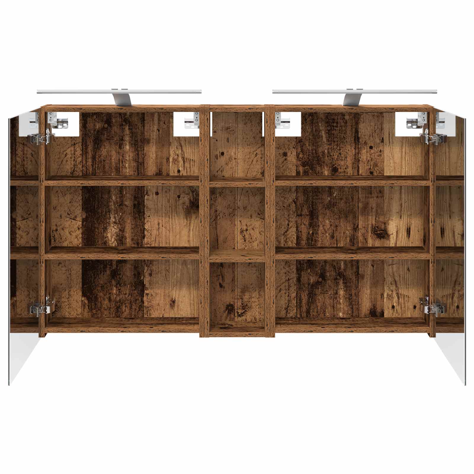 vidaXL Zestaw Szafek Łazienkowych z półką 3 pcs 120 x 14,5 x 70 cm