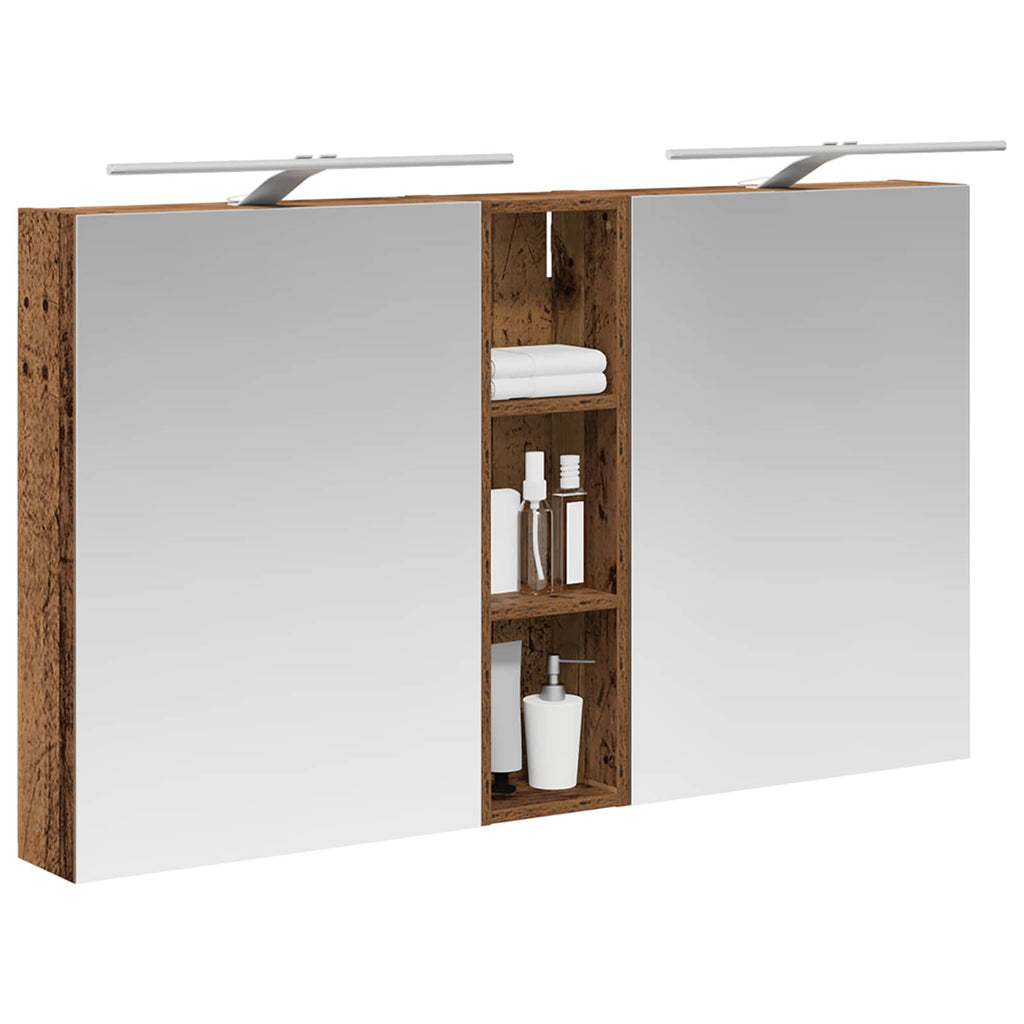 vidaXL Zestaw Szafek Łazienkowych z półką 3 pcs 120 x 14,5 x 70 cm
