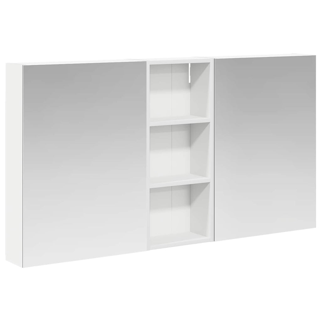 vidaXL Zestaw Szafek Łazienkowych z półką 3 pcs 130 x 14,5 x 70 cm