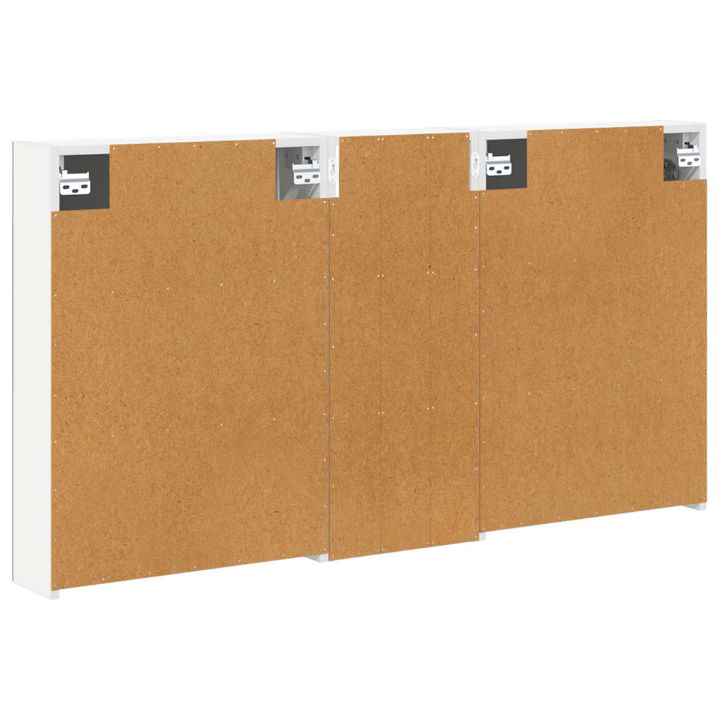 vidaXL Zestaw Szafek Łazienkowych z półką 3 pcs 130 x 14,5 x 70 cm