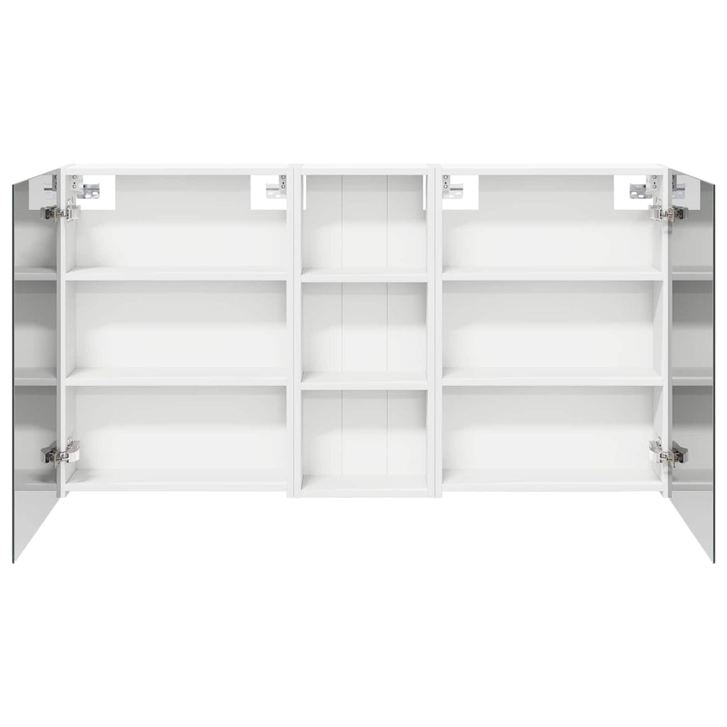 vidaXL Zestaw Szafek Łazienkowych z półką 3 pcs 130 x 14,5 x 70 cm