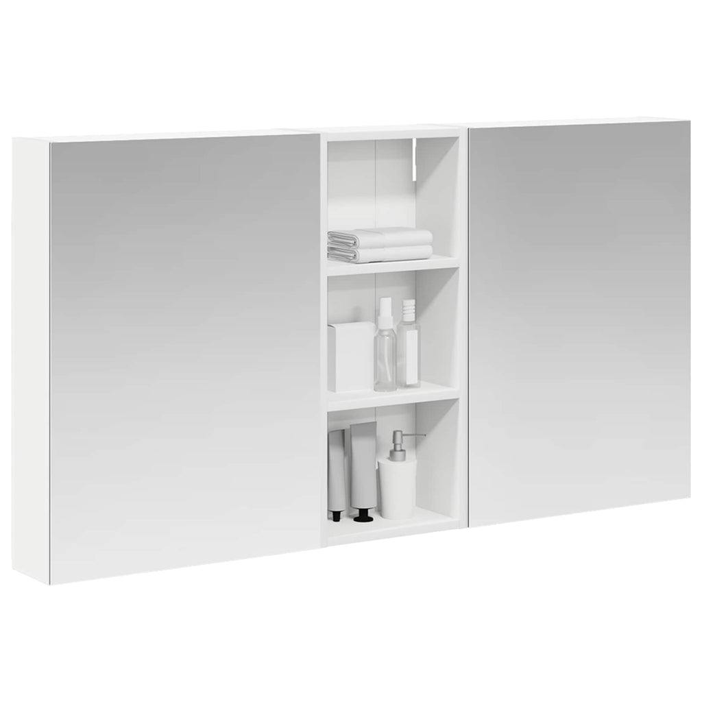 vidaXL Zestaw Szafek Łazienkowych z półką 3 pcs 130 x 14,5 x 70 cm
