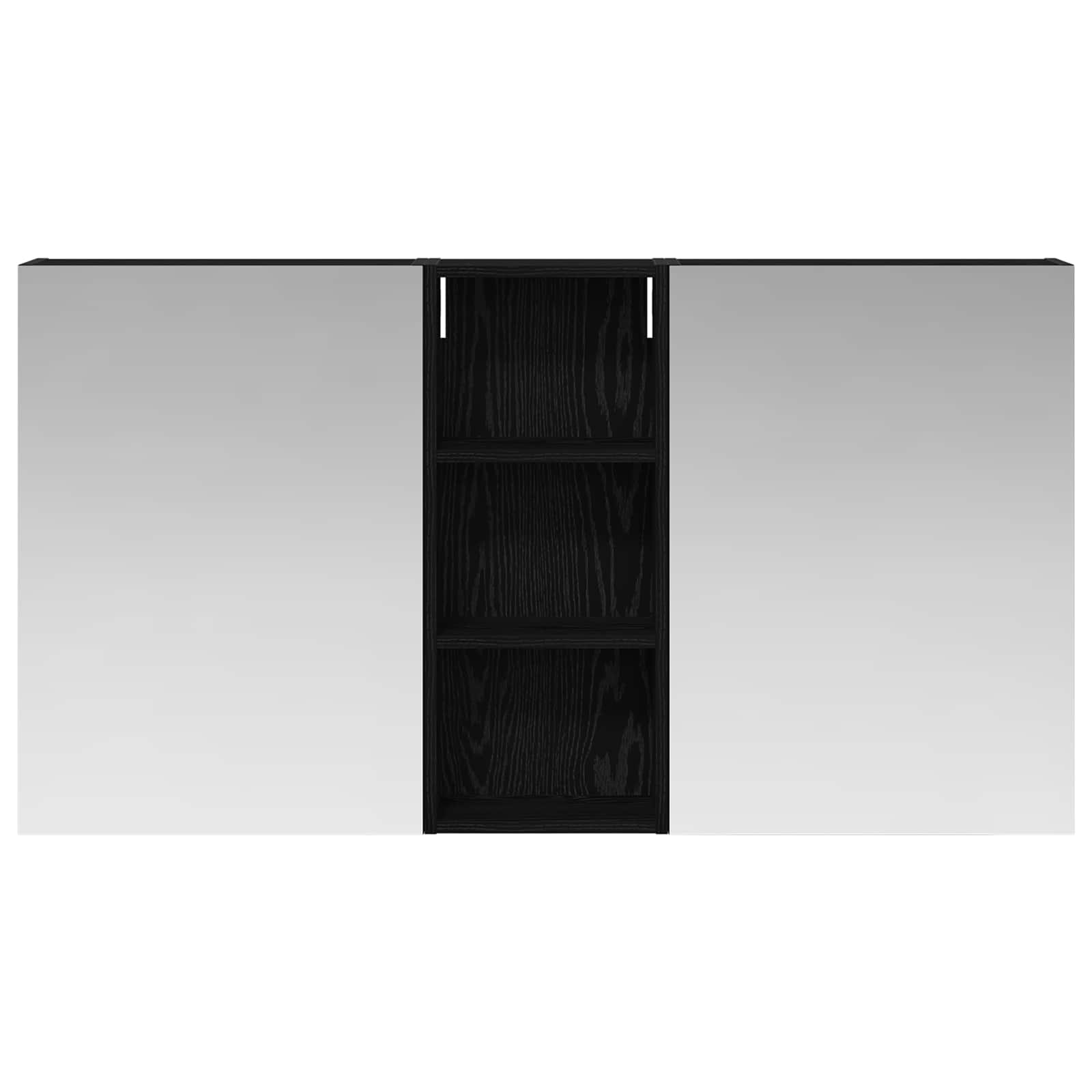 vidaXL Zestaw Szafek Łazienkowych z półką 3 pcs 130 x 14,5 x 70 cm