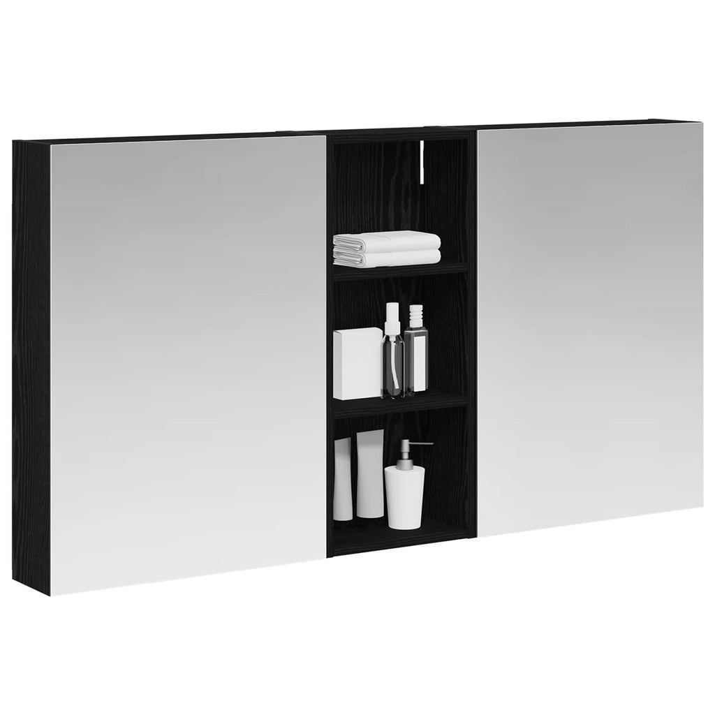 vidaXL Zestaw Szafek Łazienkowych z półką 3 pcs 130 x 14,5 x 70 cm