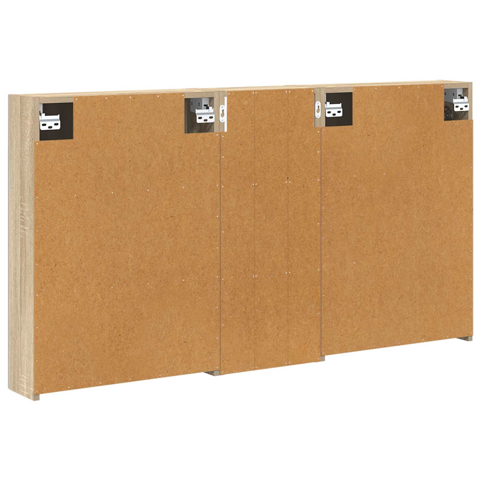 vidaXL Zestaw Szafek Łazienkowych z półką 3 pcs 130 x 14,5 x 70 cm