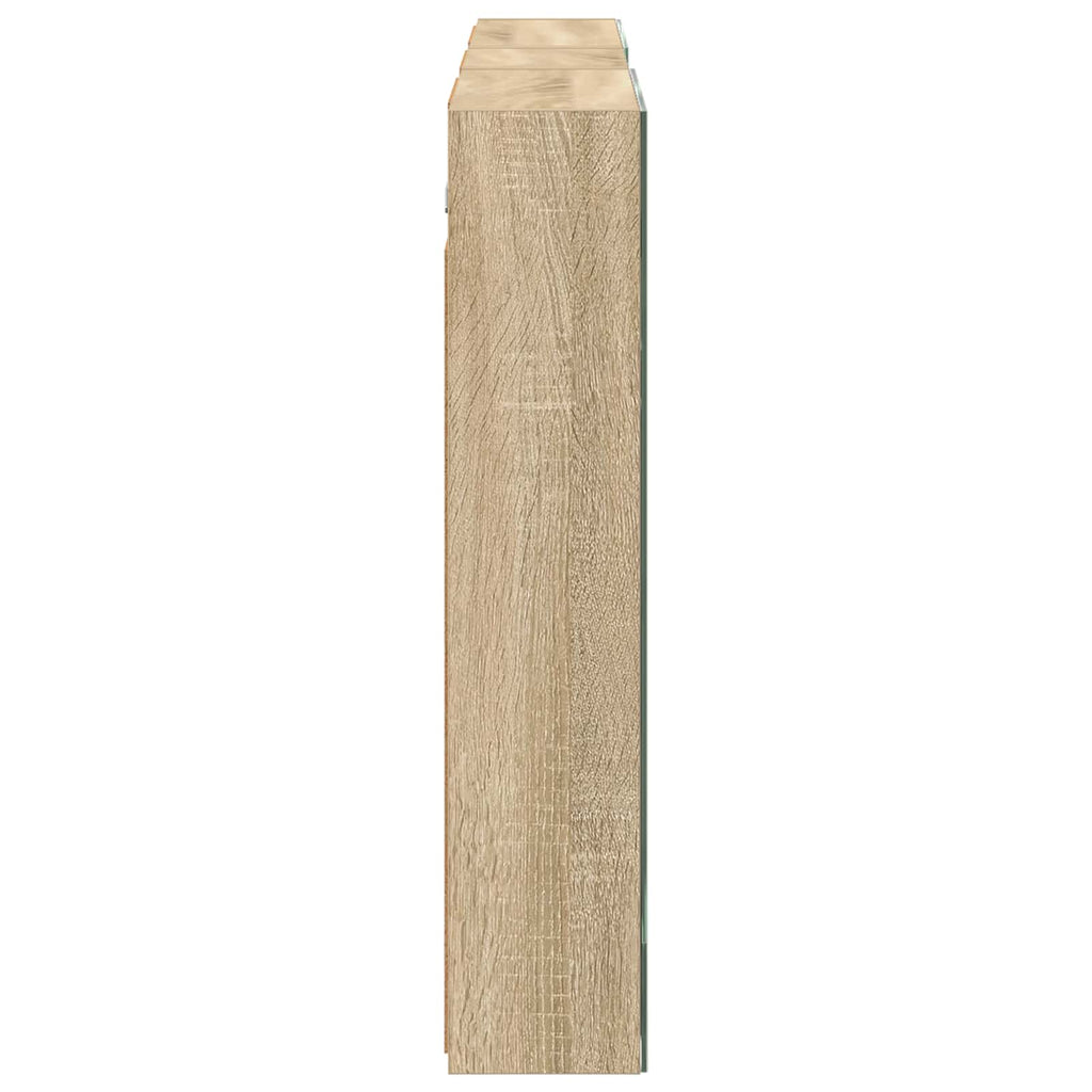 vidaXL Zestaw Szafek Łazienkowych z półką 3 pcs 130 x 14,5 x 70 cm