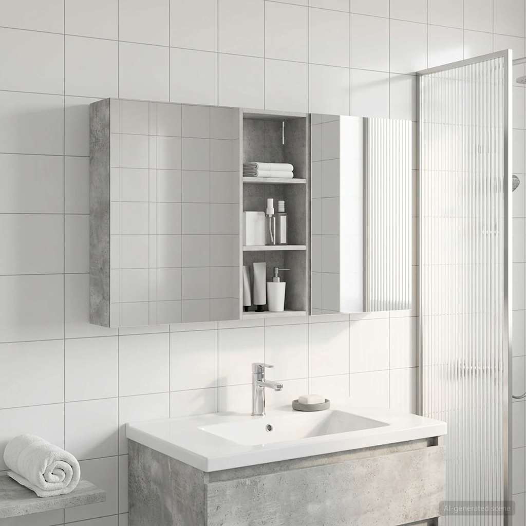 vidaXL Zestaw Szafek Łazienkowych z półką 3 pcs 130 x 14,5 x 70 cm