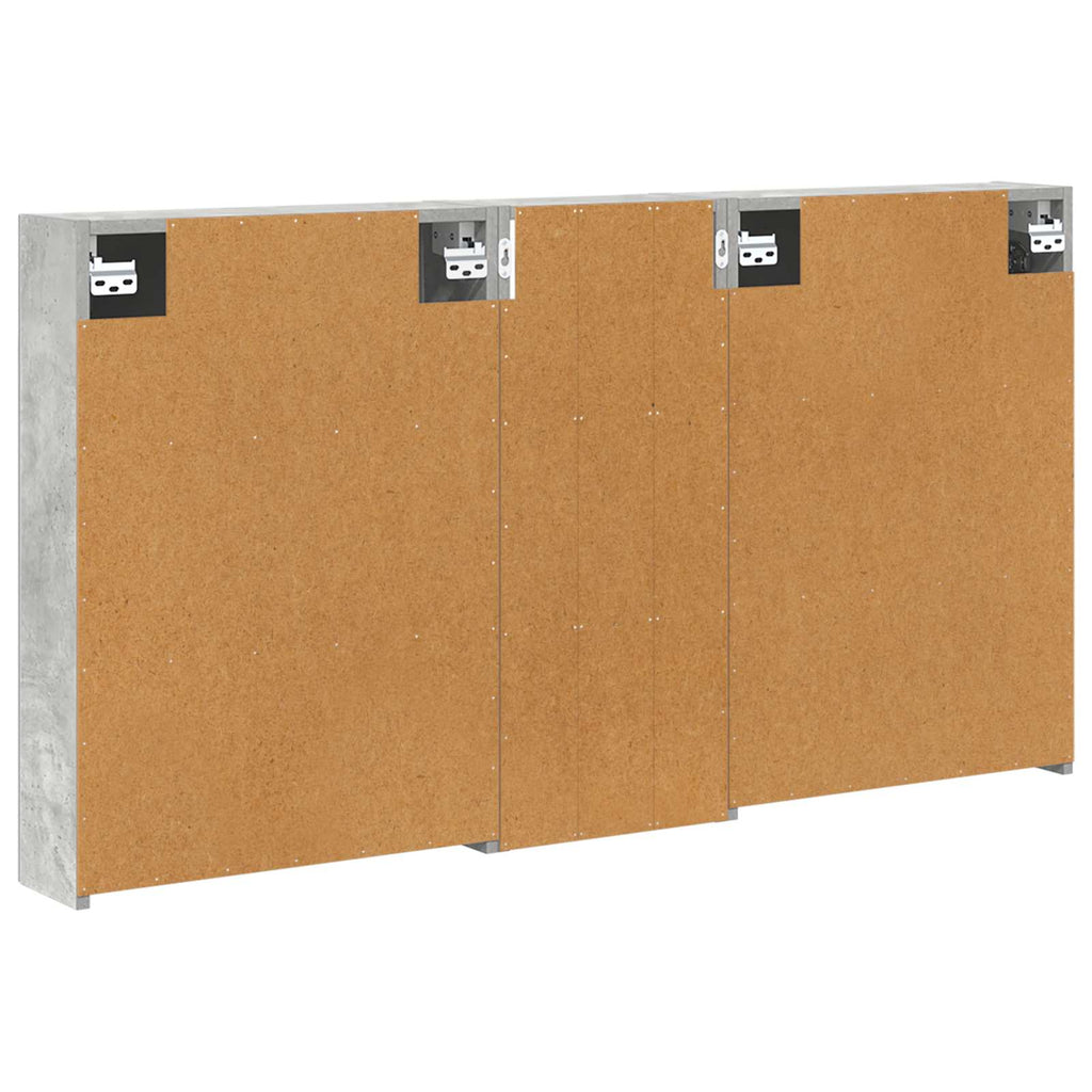 vidaXL Zestaw Szafek Łazienkowych z półką 3 pcs 130 x 14,5 x 70 cm