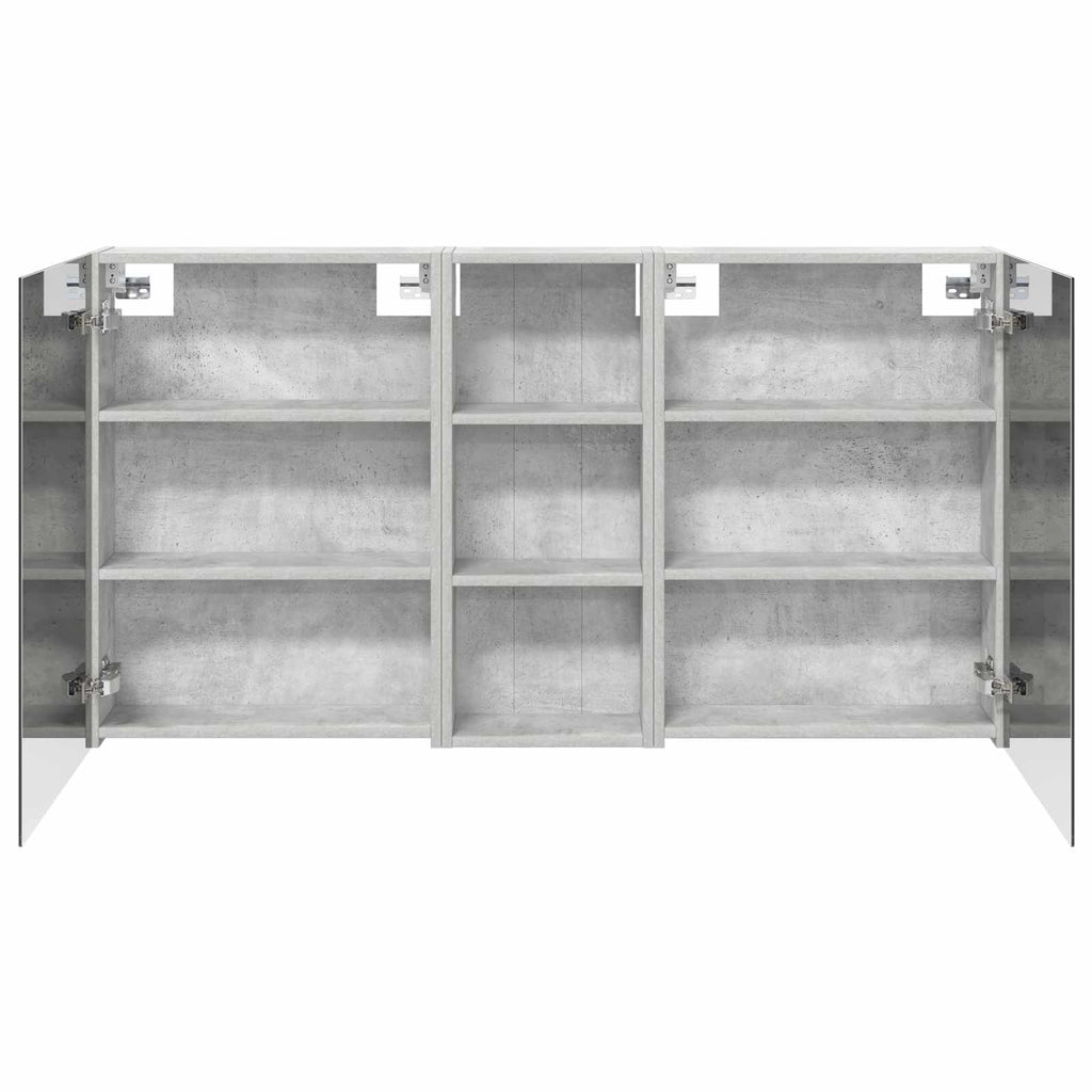 vidaXL Zestaw Szafek Łazienkowych z półką 3 pcs 130 x 14,5 x 70 cm