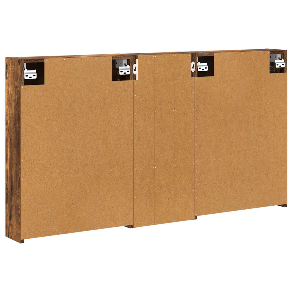 vidaXL Zestaw Szafek Łazienkowych z półką 3 pcs 130 x 14,5 x 70 cm