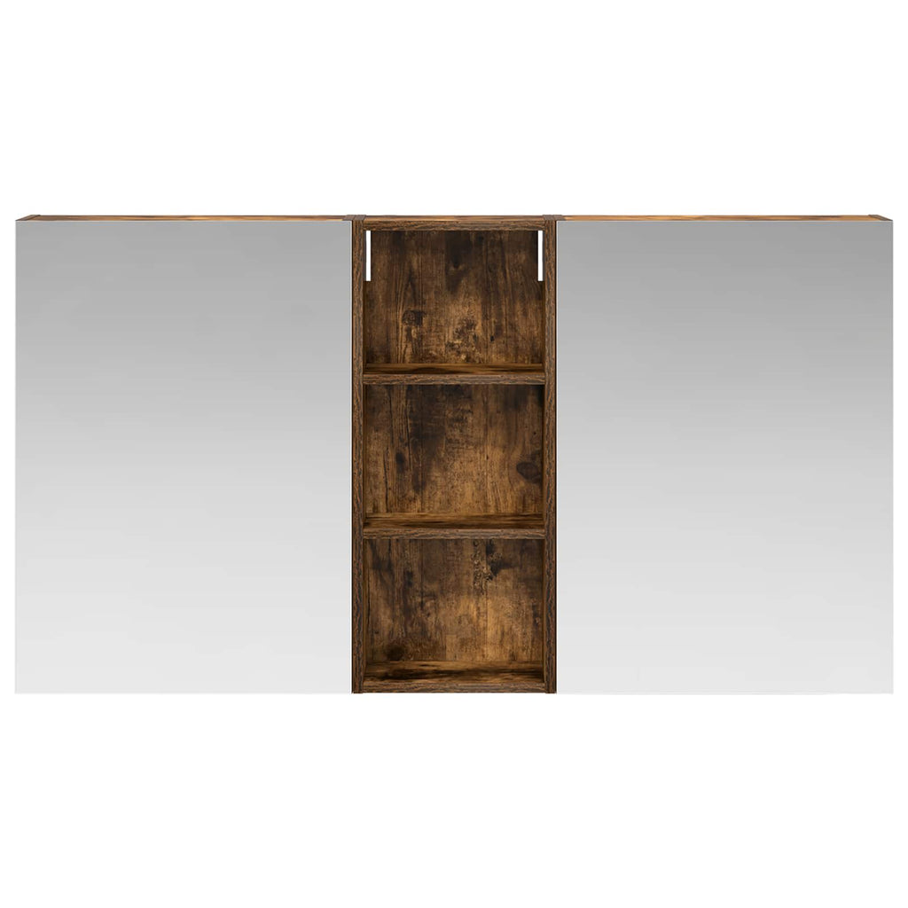 vidaXL Zestaw Szafek Łazienkowych z półką 3 pcs 130 x 14,5 x 70 cm