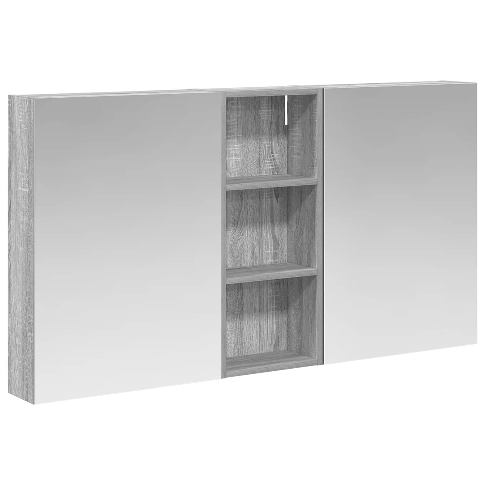 vidaXL Zestaw Szafek Łazienkowych z półką 3 pcs 130 x 14,5 x 70 cm