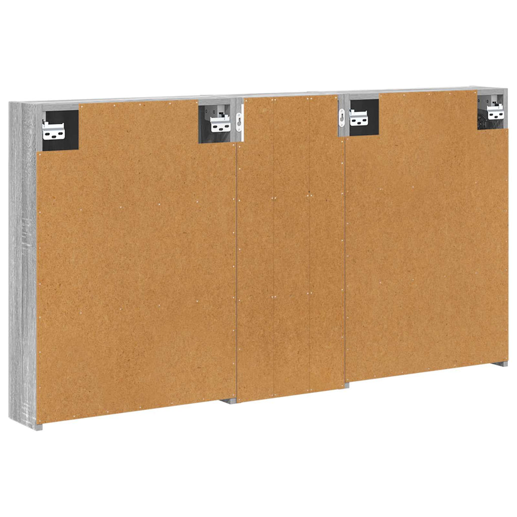 vidaXL Zestaw Szafek Łazienkowych z półką 3 pcs 130 x 14,5 x 70 cm