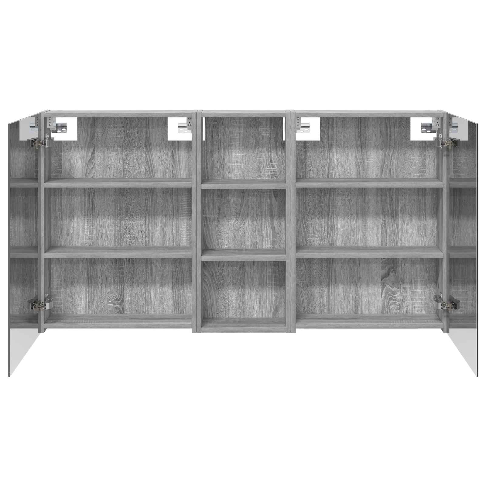 vidaXL Zestaw Szafek Łazienkowych z półką 3 pcs 130 x 14,5 x 70 cm