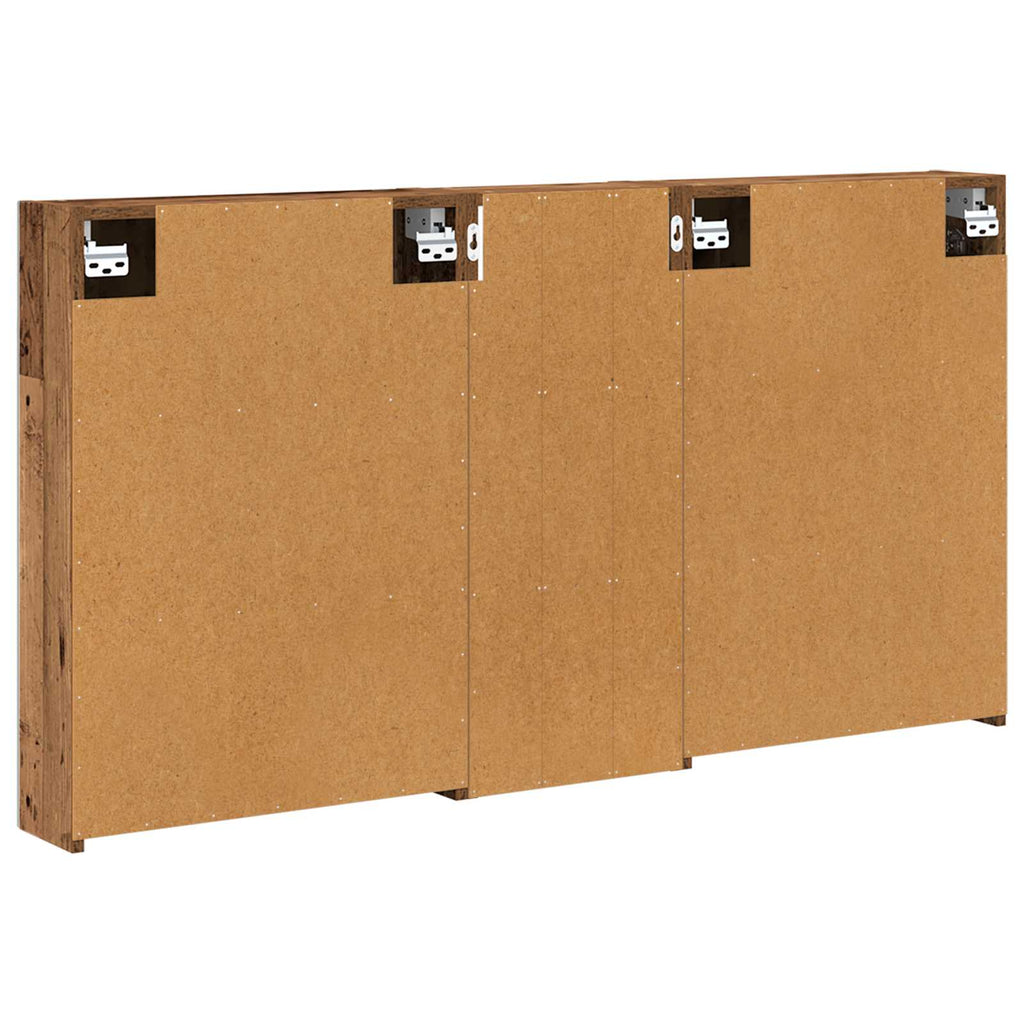 vidaXL Zestaw Szafek Łazienkowych z półką 3 pcs 130 x 14,5 x 70 cm