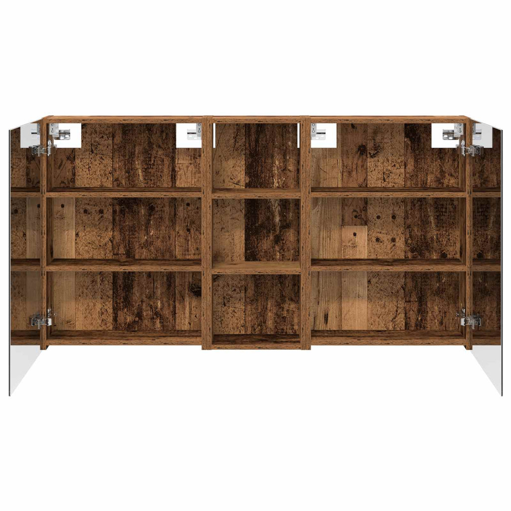 vidaXL Zestaw Szafek Łazienkowych z półką 3 pcs 130 x 14,5 x 70 cm
