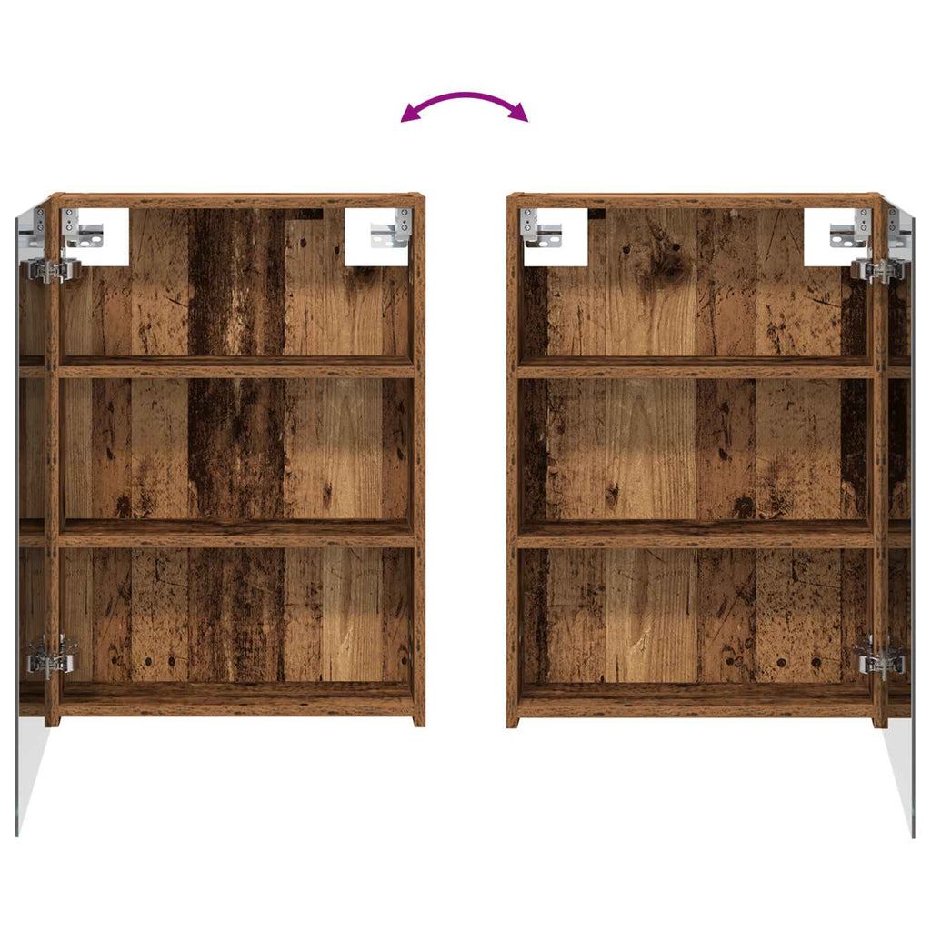 vidaXL Zestaw Szafek Łazienkowych z półką 3 pcs 130 x 14,5 x 70 cm
