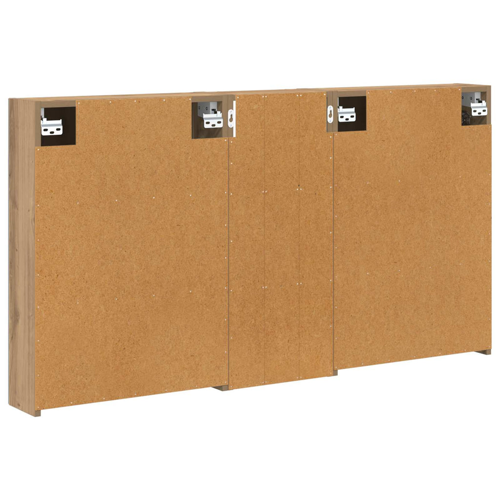 vidaXL Zestaw Szafek Łazienkowych z półką 3 pcs 130 x 14,5 x 70 cm