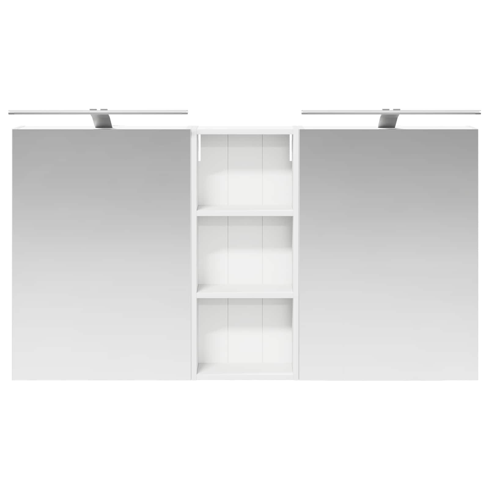 vidaXL Zestaw Szafek Łazienkowych z półką 3 pcs 130 x 14,5 x 70 cm