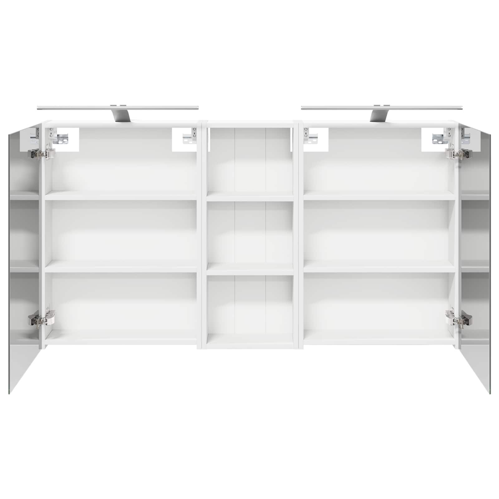 vidaXL Zestaw Szafek Łazienkowych z półką 3 pcs 130 x 14,5 x 70 cm