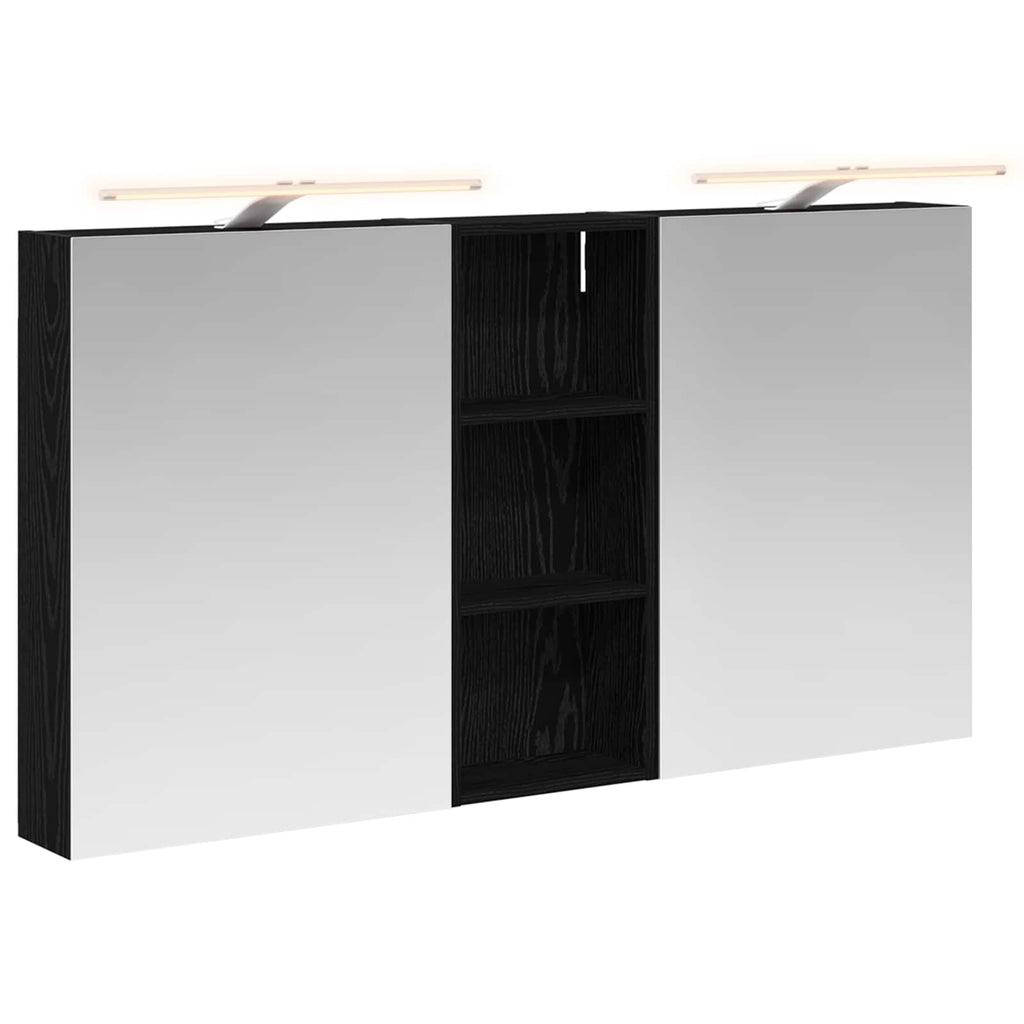 vidaXL Zestaw Szafek Łazienkowych z półką 3 pcs 130 x 14,5 x 70 cm