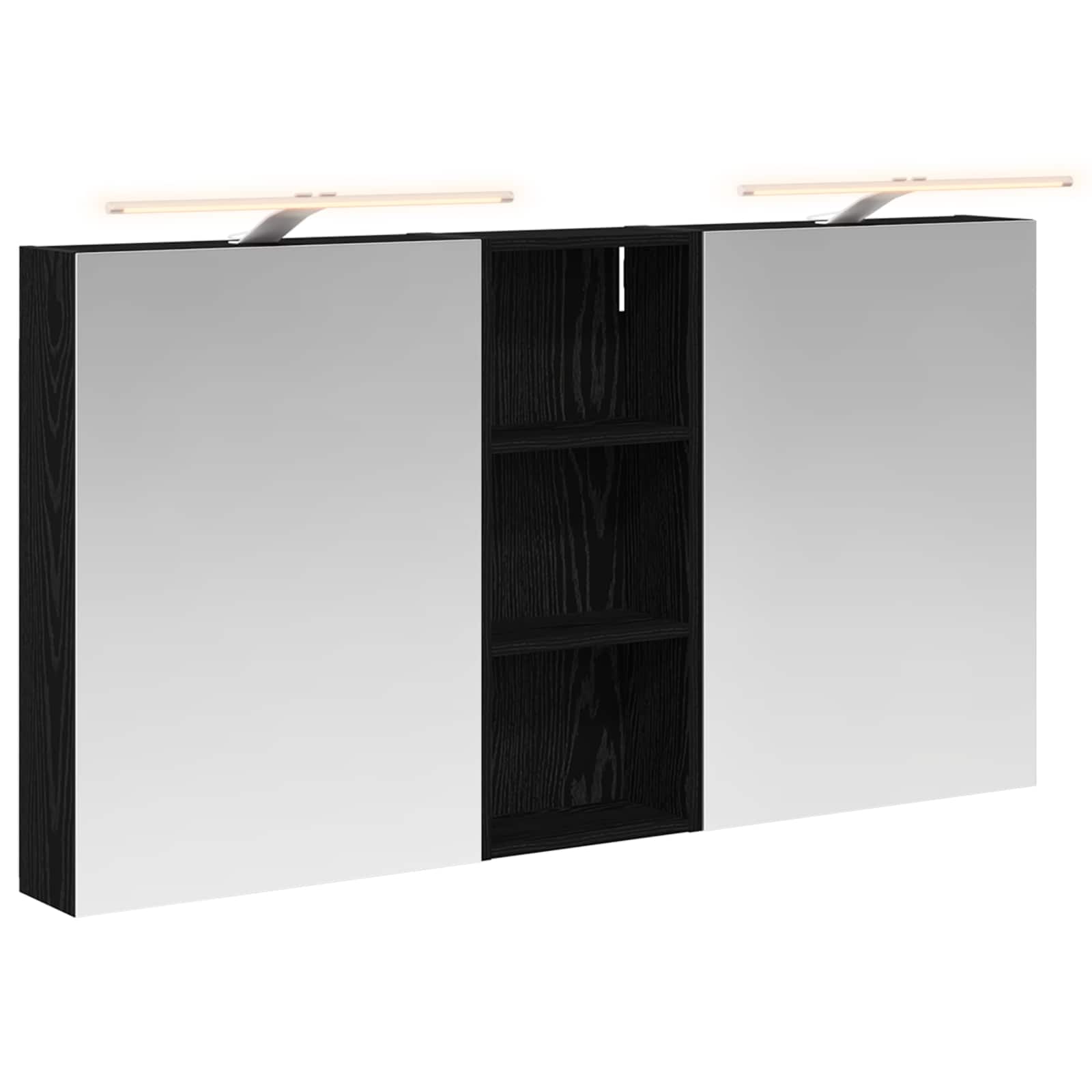 vidaXL Zestaw Szafek Łazienkowych z półką 3 pcs 130 x 14,5 x 70 cm