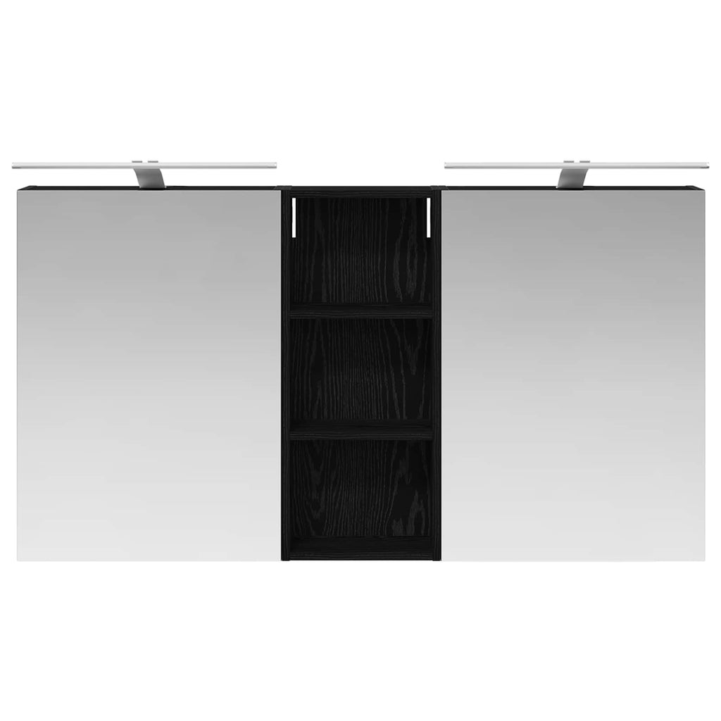 vidaXL Zestaw Szafek Łazienkowych z półką 3 pcs 130 x 14,5 x 70 cm