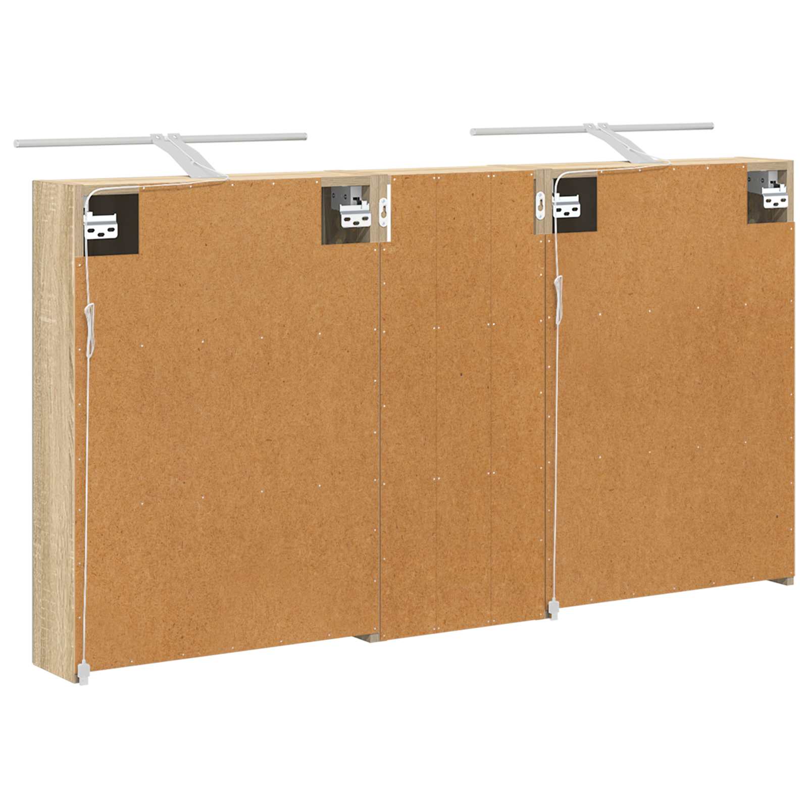vidaXL Zestaw Szafek Łazienkowych z półką 3 pcs 130 x 14,5 x 70 cm