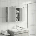 vidaXL Zestaw Szafek Łazienkowych z półką 3 pcs 130 x 14,5 x 70 cm
