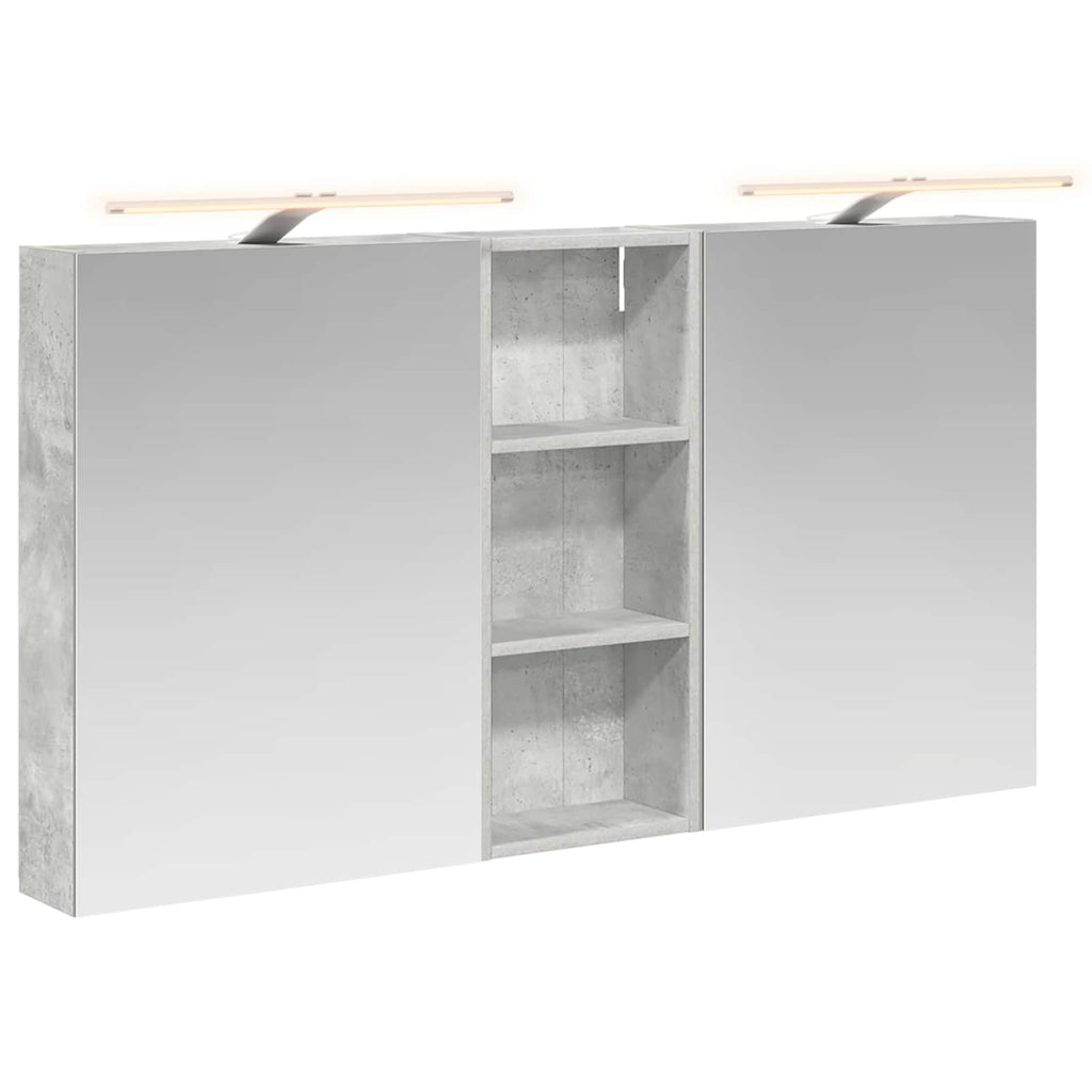 vidaXL Zestaw Szafek Łazienkowych z półką 3 pcs 130 x 14,5 x 70 cm