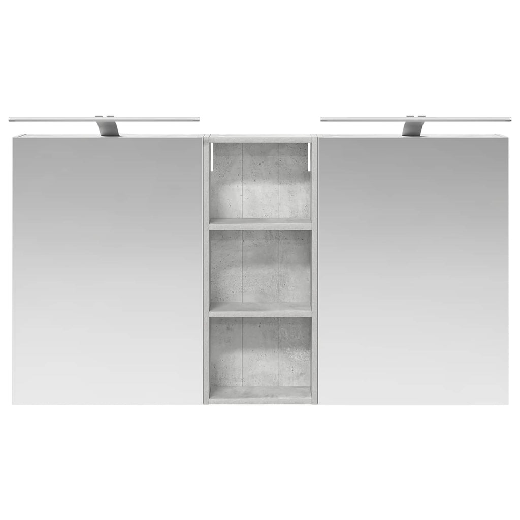 vidaXL Zestaw Szafek Łazienkowych z półką 3 pcs 130 x 14,5 x 70 cm