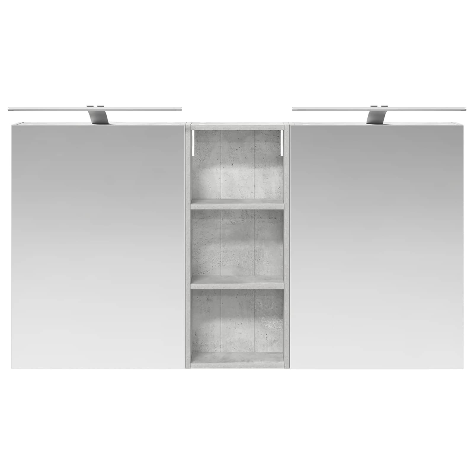 vidaXL Zestaw Szafek Łazienkowych z półką 3 pcs 130 x 14,5 x 70 cm