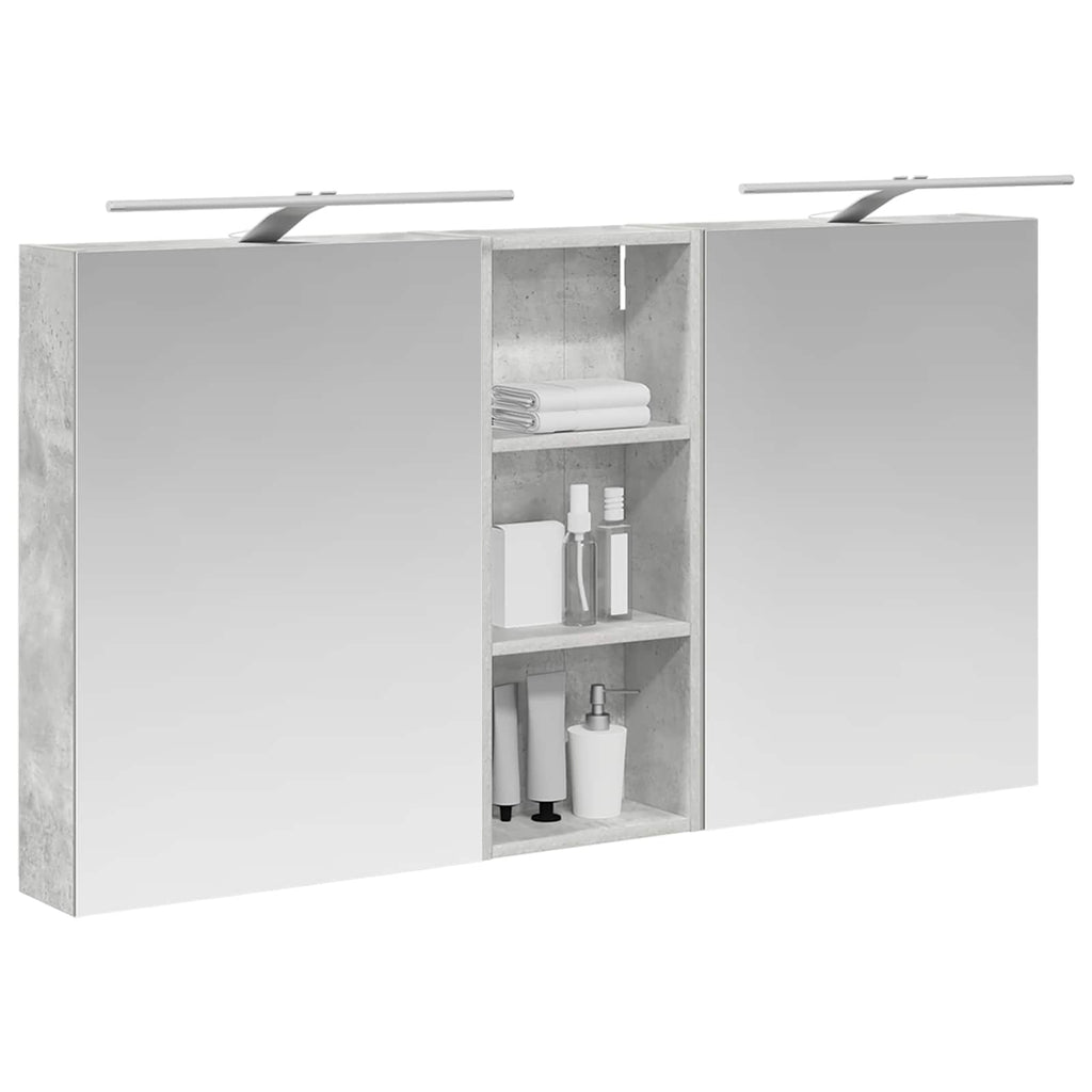 vidaXL Zestaw Szafek Łazienkowych z półką 3 pcs 130 x 14,5 x 70 cm