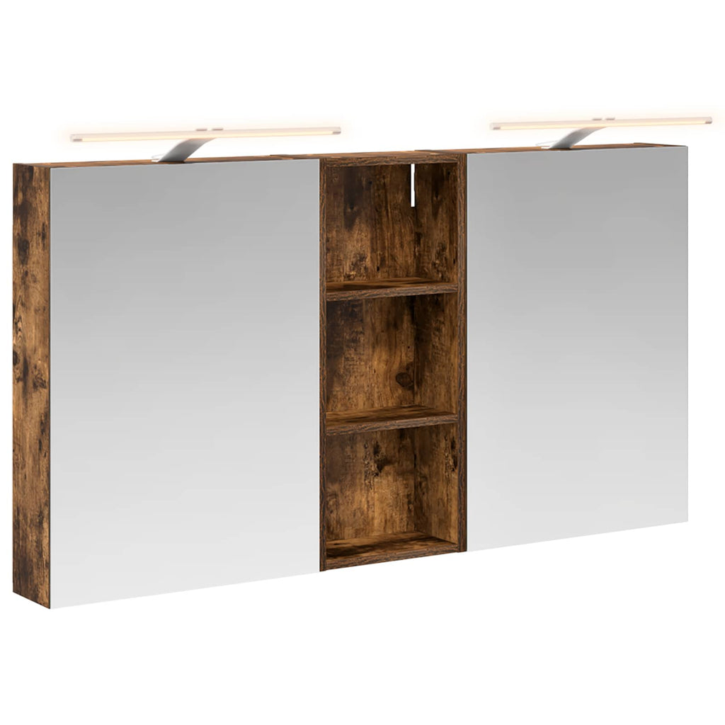 vidaXL Zestaw Szafek Łazienkowych z półką 3 pcs 130 x 14,5 x 70 cm