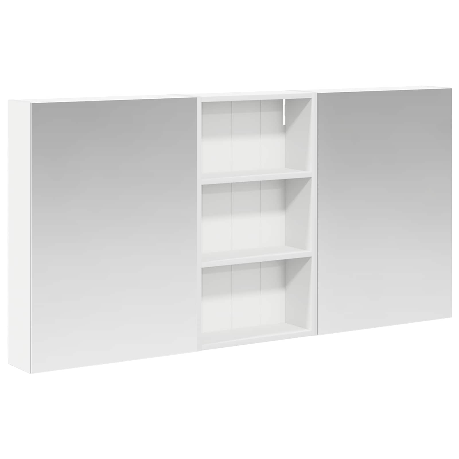 vidaXL Zestaw Szafek Łazienkowych z półką 3 pcs 140 x 14,5 x 70 cm