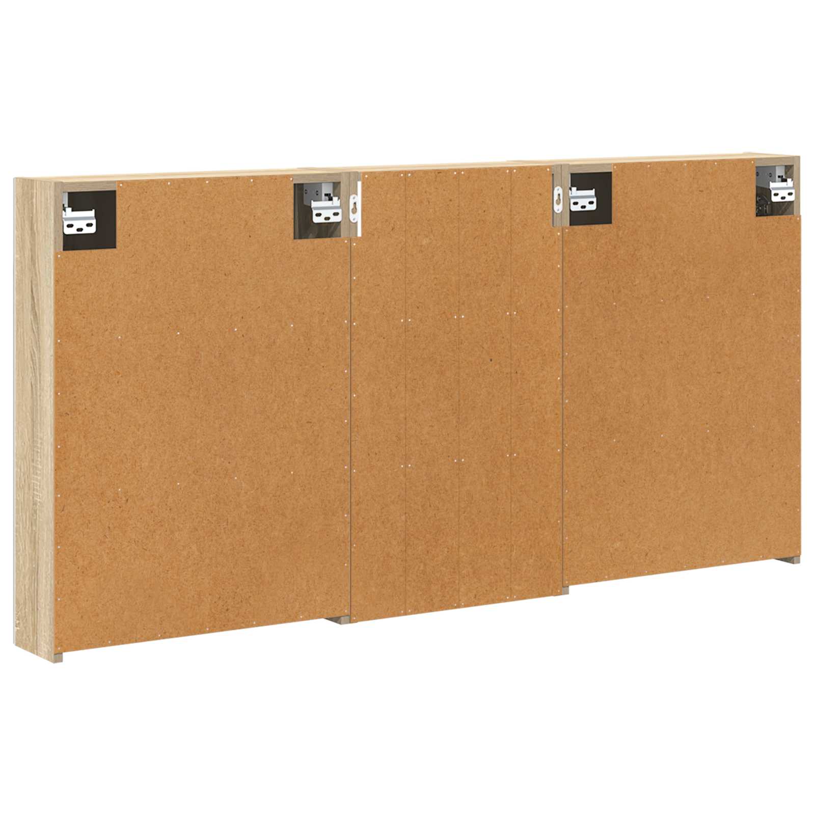 vidaXL Zestaw Szafek Łazienkowych z półką 3 pcs 140 x 14,5 x 70 cm