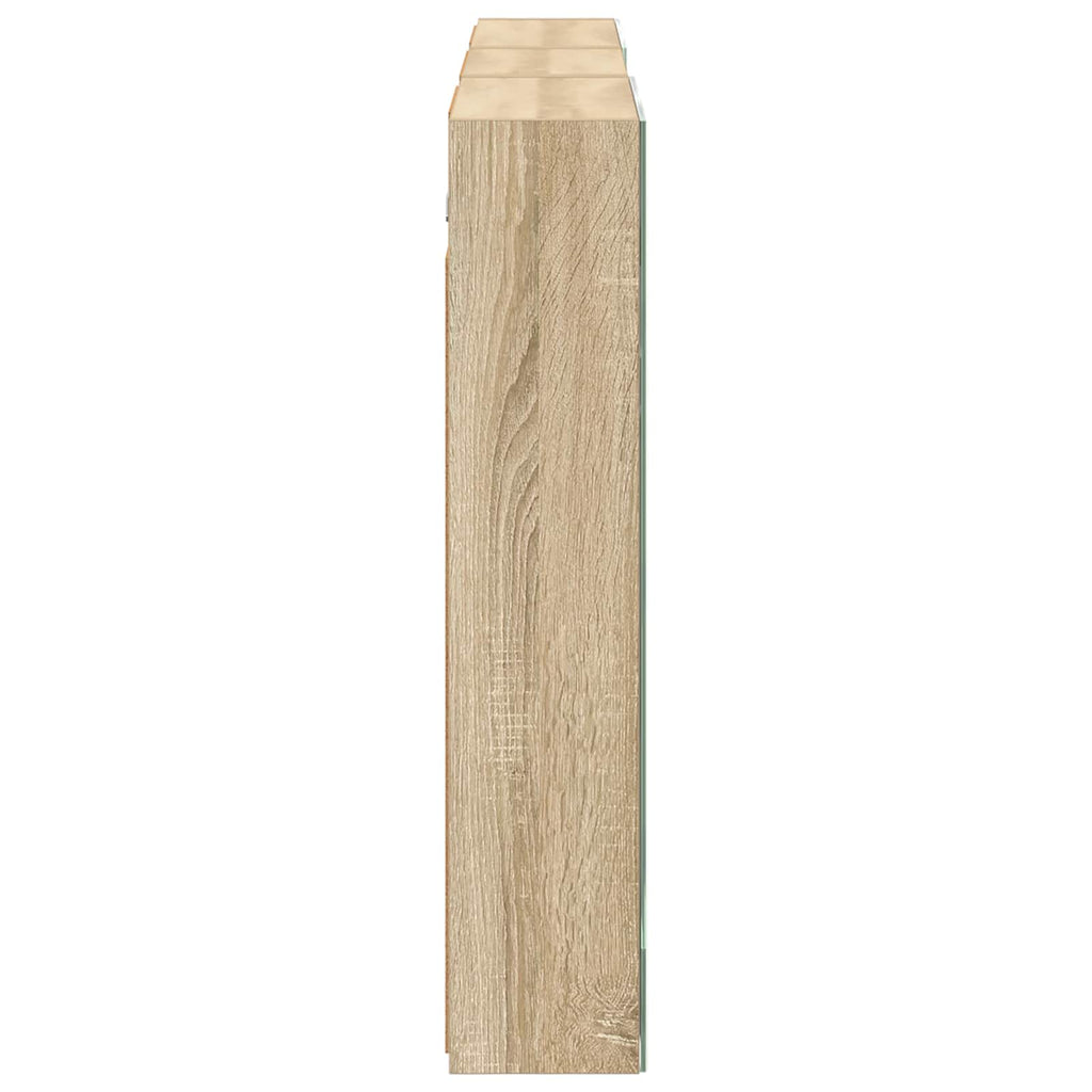 vidaXL Zestaw Szafek Łazienkowych z półką 3 pcs 140 x 14,5 x 70 cm