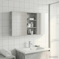 vidaXL Zestaw Szafek Łazienkowych z półką 3 pcs 140 x 14,5 x 70 cm
